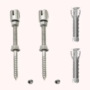 Supporti per Piante rampicanti in Acciaio Inox, Staffe a Parete (2 Supporti)