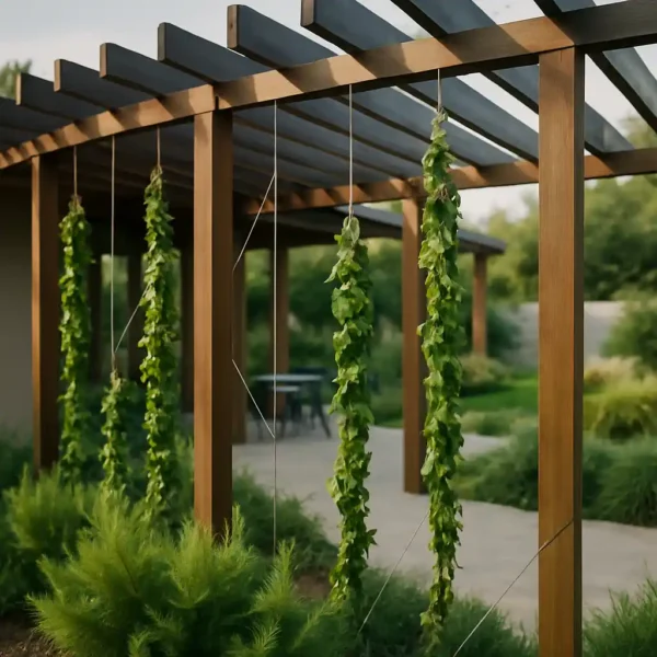 Cavo di acciaio 3mm con Tenditori e Morsetti. Ideale per Recinzioni, Tende da esterno e Giardinaggio - immagine 2